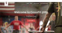 Desktop Screenshot of crossfit5885.com